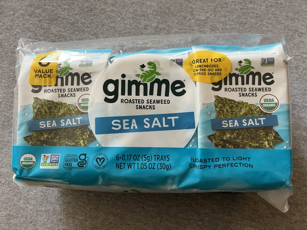Gimme Roasted Seaweed Snacks, Sea Salt flavored