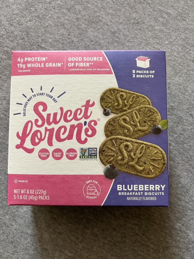 Sweet Loren's Breakfast Biscuits, blueberry flavored